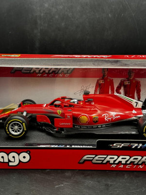 [Bburago]Ferrari SF71H 法拉利F1方程式賽車模型 1/18 萊科寧 紅