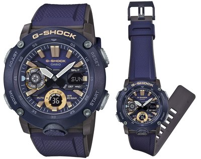 日本正版 CASIO 卡西歐 G-Shock GA-2000-2AJF 男錶 手錶 碳纖維核心防護構造 日本代購