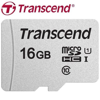 Transcend 創見 16G 300S A1 MicroSDHC(C10) UHS-I 記憶卡