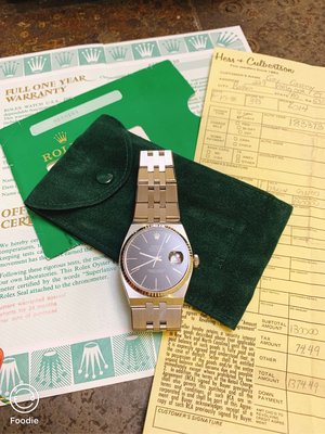 Rolex 17014 石英錶 出廠年份：流水號 856xxxx 約1984年