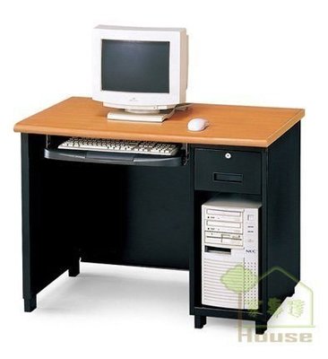 [ 家事達 ] OA-242-9 鋼製液晶木紋面電腦桌(120*70*74cm) 特價 書桌