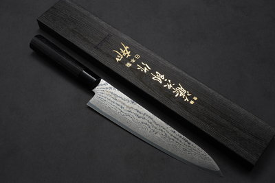 💖 藤次郎 💖【vg10 黑疾風牛刀 24cm】日本製  廚房刀具 八煌刃物