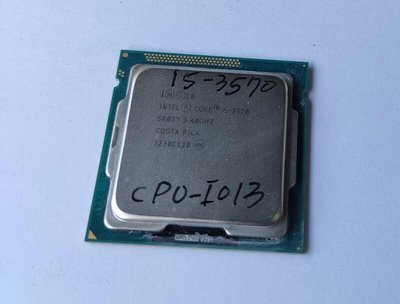 『冠丞』INTEL i5-3570 1155腳位 CPU 處理器 CPU-I013