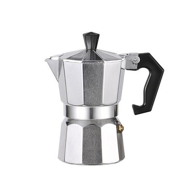 【】意式摩卡壺鋁製八角咖啡壺煮咖啡壺 單閥摩卡壺 特價彩色鋁壺