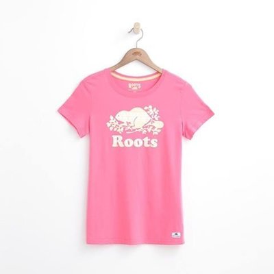 ROOTS 女款BOHO系列 夏天 棉質 休閒 圓領 短t 短袖 T恤RC04022463