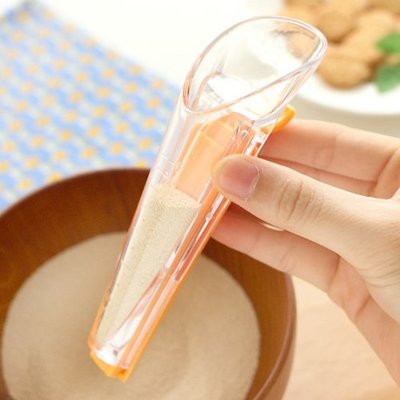 ✤拍賣得來速✤酵母專用量杯 帶封口夾 酵母稱取器/測量器 烘焙工具