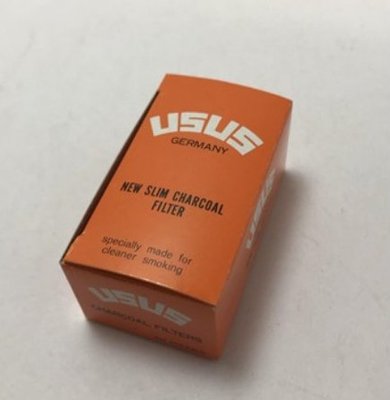 小綺子㊣嚴選 德國USUS 活性碳6MM濾心 一盒40支裝~德國製 手捲煙 濾芯 煙嘴專用