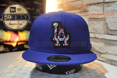 特價New Era Japan LA Dodgers Beads Royal 59Fifty洛杉磯道奇小珠子寶藍色全封帽