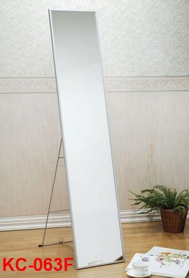 鏡子立鏡全身鏡落地鏡《 佳家生活館 》冰天使 12英吋鋁框立鏡KC-063F