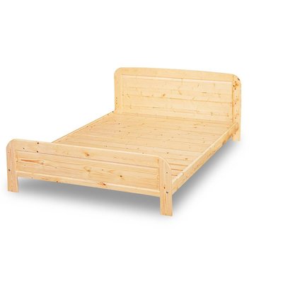 【DH】商品貨號HC002商品名稱《經典》五尺松木雙人床架(圖一)實木床底.台灣製.備有3.5尺可選