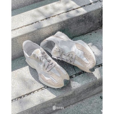 NEW BALANCE WS327SFA 復古 慢跑鞋 灰粉色-歡迎選購