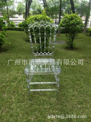 免運 佛山家具廠 可拆裝透明塑料竹節椅 婚禮水晶餐椅 樹脂亞克力椅子