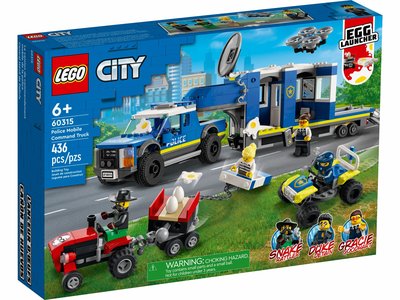 積木總動員 LEGO 60315 City系列 警察行動指揮車 外盒:38*26*7CM 436pcs
