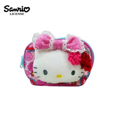凱蒂貓 和服系列 立體 收納包 化妝包 零錢包 Hello Kitty 三麗鷗 Sanrio【129304】