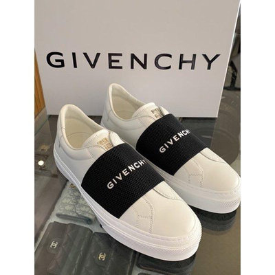 Givenchy 紀梵希 經典字母 搭配繃帶設計 男生 小白鞋 球鞋