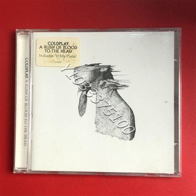 歐版拆 酷玩樂隊 心血來潮Coldplay A Rush of Blood to the Head 唱片 CD 歌曲【奇摩甄選】648