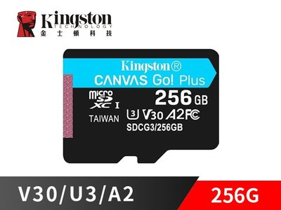 「阿秒市集」金士頓 256G microSDXC TF U3 V30 A2 記憶卡 SDCG3  switch