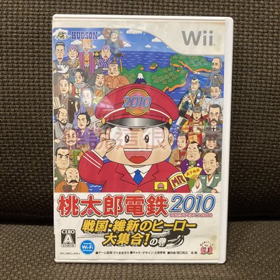 Wii 桃太郎電鐵 2010 戰國 維新英雄大集合 大富翁 日版 正版 遊戲 6 W981