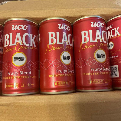 UCC BLACK 赤.醇濃無糖咖啡飲料 185g