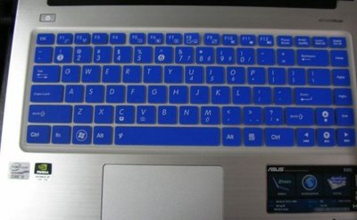 ☆蝶飛☆英文 彩色 華碩 Asus x453s 鍵盤膜 X453SA X453M X453MA 14吋 筆電鍵盤保護膜