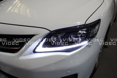 巨城汽車 HID ALTIS 10-12 10.5代 LED 日行燈 魚眼 大燈總成 LEXUS式樣 最新導光 新竹威德