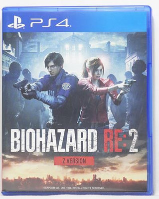 PS4 惡靈古堡 2 重製版 日版 Resident Evil RE 2 Z Version