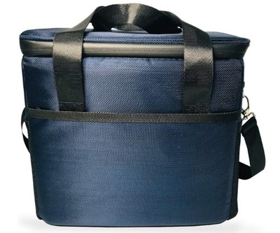 11835A 日本進口 時尚深藍色保溫保冷袋大容量多功能收納袋 露營登山保冰袋戶外海邊餐盒背袋提袋購物袋野餐袋