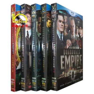 【優品音像】 美劇高清DVD Boardwalk Empire 大西洋帝國 1-5季 完整版 15碟裝DVD 精美盒裝