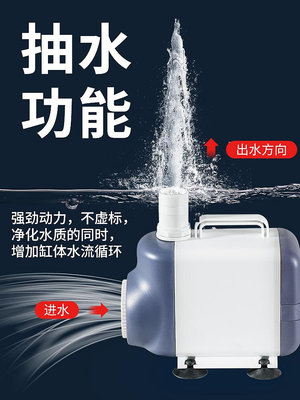 魚缸水泵輕音潛水過濾循環水泵換水器抽水泵吸魚屎