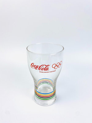 【二手】日本中古 CocaCola 可口可樂五環大玻璃杯2016里約 回流 瓷器 擺件【佟掌櫃】-3811