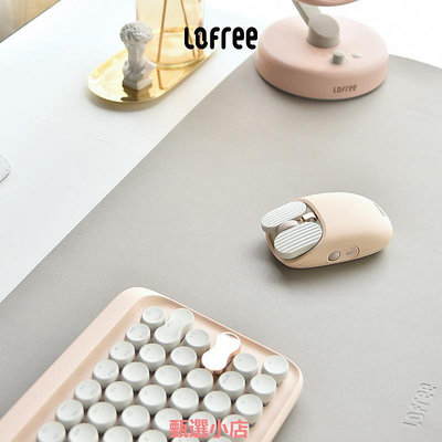 精品Lofree/洛斐 雙面鍵盤墊 洛斐鼠標墊女ins風電腦桌面墊加厚