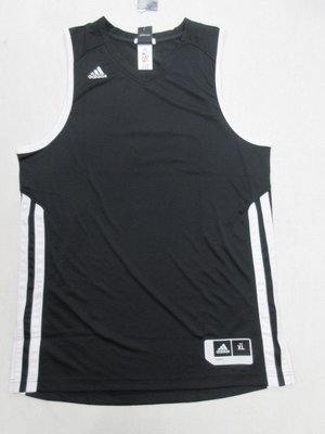 【ADIDAS】~E KIT 2.0 JER 男款背心 籃球背心 籃球衣 吸濕排汗 台灣製 O22438 黑 出清特價