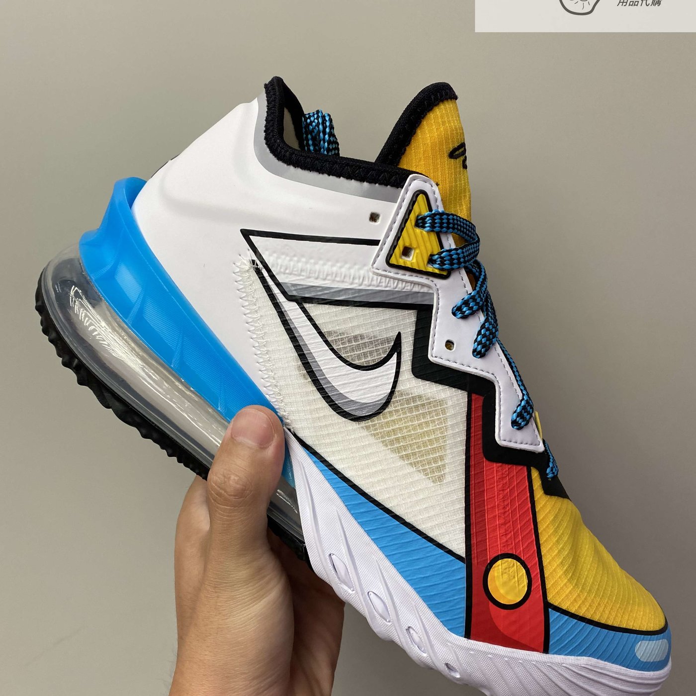 AND.】NIKE LEBRON 18 XVIII LOW 卡通塗鴉二次元籃球鞋男款CV7564-104