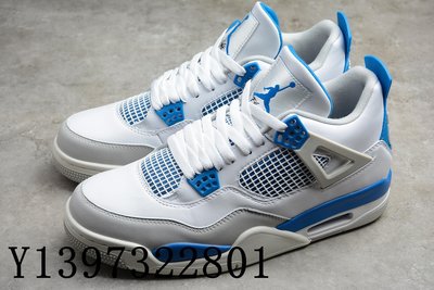 Air Jordan 4 UNC AJ4 復古 高幫 時尚 冰藍 北卡藍 麂皮 運動 籃球鞋 CT8527-400 男款