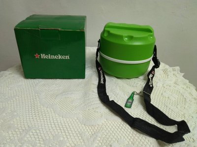 【全新】Heineken 海尼根 便當餐盒( 二層)---每組售價70元(可面交或全家取貨）