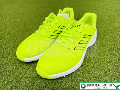 [小鷹小舖] Adidas Golf GW2123 高爾夫球鞋 有釘 透氣網布鞋面 合成外底 Lightstrike緩震