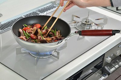 日本製造 26cm 北陸 CASTINO 不沾平底深鍋 不沾鍋 炒鍋