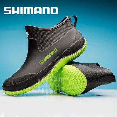 冬季男士戶外防滑登山鞋 Shaxi 釣魚雨靴花園工作鞋 Shimano 耐用防水釣魚鞋-都有