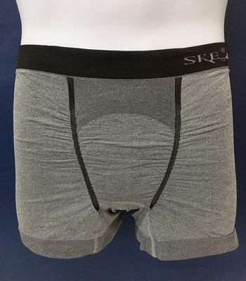 SKE 晶鑽 竹炭銀鍺纖維遠紅外線能量抗菌男四角內褲 單件