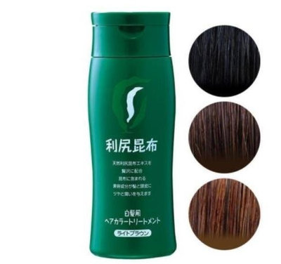 【小圓仔全球購】Sastty 日本利尻昆布白髮染髮劑200g/瓶