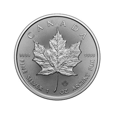 【二手】2024加拿大楓葉紀念幣查爾斯三世1盎司銀幣 銀幣 金幣 古玩【破銅爛鐵】-675
