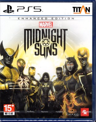 全新 PS5遊戲 漫威午夜之⼦ Marvels Midnight Suns 中文加強版【板橋魔力】