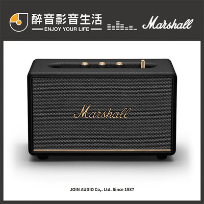 【醉音影音生活】英國 Marshall Acton III 經典黑 第三代 藍牙喇叭.台灣公司貨