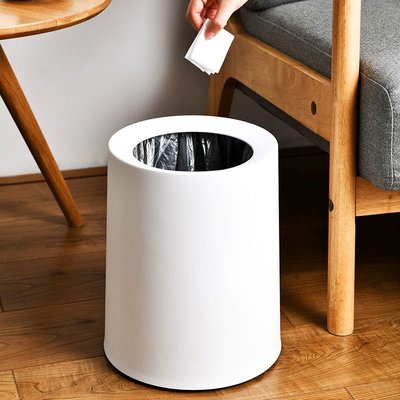【48小時發貨】北歐垃圾桶雙層家用簡約客廳臥室廚房衛