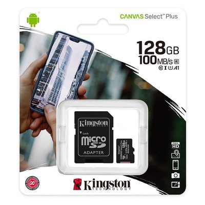 含稅附發票 金士頓 Kingston 讀100MB/s 128GB microSDXC U1 C10 記憶卡 SDCS2