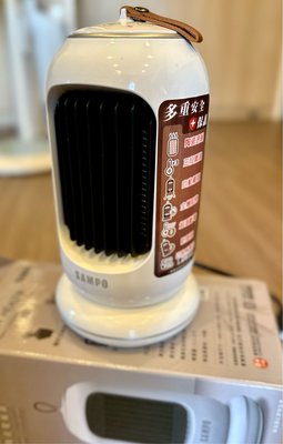 新春特惠價！SAMPO 聲寶迷你陶瓷式電暖器 HX-AF06P 熱風/冷風九成新二手品