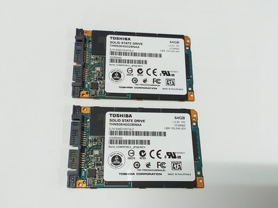 Toshiba 特規 原廠 SSD 1.8” THNS064GG2BNAA 64GB 固態 硬碟 1個$900