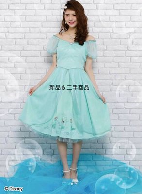 小美人魚艾麗兒 Disney聯名公主款Secret Honey日本艾麗兒短袖洋裝日系短袖洋裝.全新