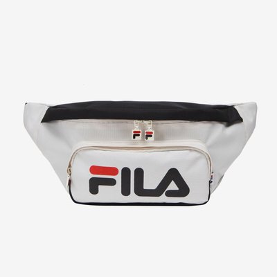 【Luxury】Fila Logo 腰包 霹靂包 側背包 側背 隨身包 貼身包 FS3BCB5311X_EPK CRM