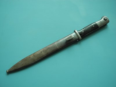 (老爸的軍事收藏 ) 德國二戰 M1884/98 Knife Bayonet 98K刺刀 ( 電木柄 )